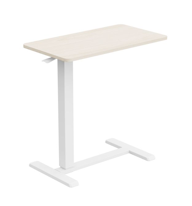 2E Стіл компактний 2E CE710WL, 710x400мм, регульована висота, біло-бежевий