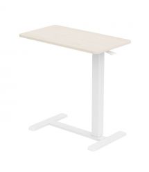 2E Стіл компактний 2E CE710WL, 710x400мм, регульована висота, біло-бежевий