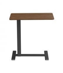 2E Стіл компактний 2E CE710BD, 710x400мм, регульована висота, чорно-коричневий