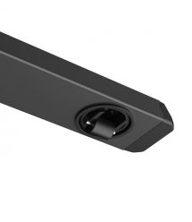 2E Стіл компактний 2E CE710BB, 710x400мм, регульована висота, чорний