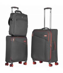 2E Рюкзак дорожній 2Е Trek, Cabin size, поліестр, EXP, 17/23л, з відсіком для ноутбука 16", сірий