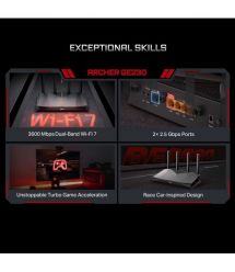 TP-Link Маршрутизатор Archer GE230 BE3600, 3xGE LAN, 2.5xGE LAN, 2.5xGE WAN, 1xUSB3.0 MESH