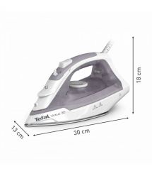 Tefal Tefal iron Virtuo, 2000W, 240ml, steam boost -120g, constant steam - 27g, ceramic soleplate, white and violet