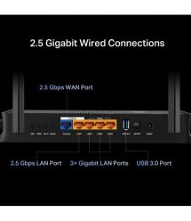 TP-Link Маршрутизатор Archer BE230 BE3600, 3xGE LAN, 2.5xGE LAN, 2.5xGE WAN, 1xUSB3.0 MESH