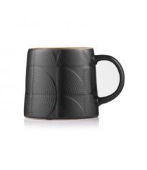 ARDESTO Чашка Dafne, 420мл, керамика, черный