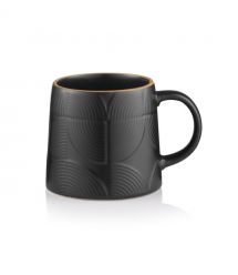 ARDESTO Чашка Dafne, 420мл, керамика, черный