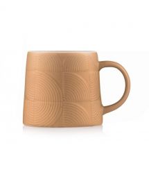 ARDESTO Чашка Dafne, 420мл, керамика, коричневый