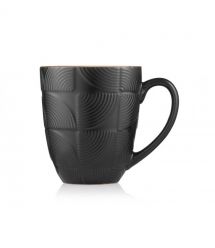 ARDESTO Чашка Dafne, 380мл, керамика, черный