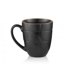 ARDESTO Чашка Dafne, 380мл, керамика, черный