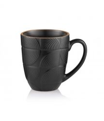 ARDESTO Чашка Dafne, 380мл, керамика, черный