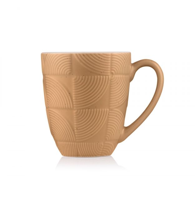 ARDESTO Чашка Dafne, 380мл, керамика, коричневый