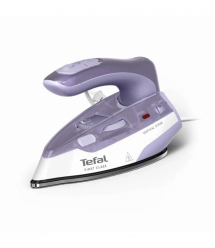Tefal Tefal iron travel First Class, 1000W, 65ml, steam boost -45g, inox soleplate, white-violet