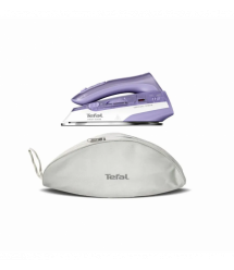 Tefal Tefal iron travel First Class, 1000W, 65ml, steam boost -45g, inox soleplate, white-violet
