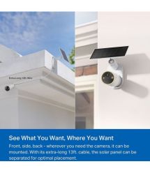 TP-Link Комплект умной безпроводной камеры TAPO C460 KIT 8MP и солнечной панели