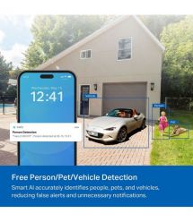 TP-Link Комплект умной безпроводной камеры TAPO C460 KIT 8MP и солнечной панели