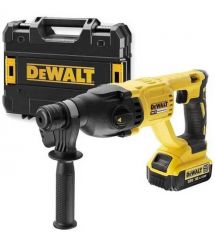 DeWALT Перфоратор акумуляторний DeWalt SDS PLUS 18В XR Li-Ion акб 1х4А·год 2.6Дж 0-5500уд/хв 0-1500об/хв 3 режими кейс 2.88кг
