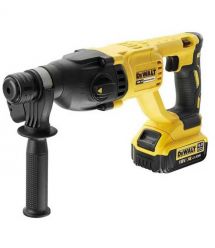 DeWALT Перфоратор акумуляторний DeWalt SDS PLUS 18В XR Li-Ion акб 1х4А·год 2.6Дж 0-5500уд/хв 0-1500об/хв 3 режими кейс 2.88кг