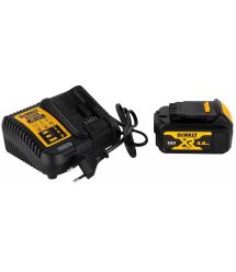 DeWALT Перфоратор акумуляторний DeWalt SDS PLUS 18В XR Li-Ion акб 1х4А·год 2.6Дж 0-5500уд/хв 0-1500об/хв 3 режими кейс 2.88кг