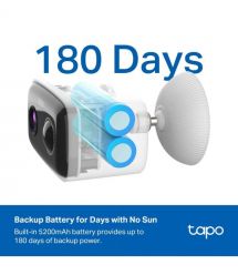 TP-Link Комплект умной безпроводной камеры TAPO C400 KIT 2K QHD и солнечной панели