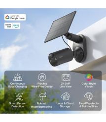TP-Link Комплект умной безпроводной камеры TAPO C411 KIT 2K QHD и солнечной панели