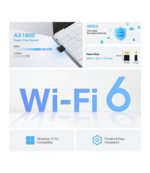 TP-Link WiFi-адаптер Archer TX180U Nano AX1800 USB 2.0