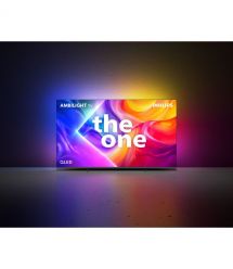 Philips TV 75" QLED 4K 144Hz Smart Titan OS Black Ambilight