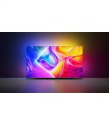 Philips TV 75" QLED 4K 144Hz Smart Titan OS Black Ambilight