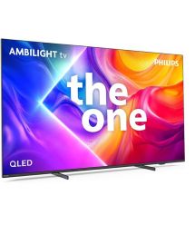 Philips TV 75" QLED 4K 144Hz Smart Titan OS Black Ambilight