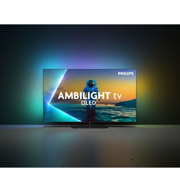 Philips TV 55" OLED 4K 144Hz Smart Google TV Black Ambilight