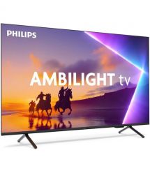 Philips TV 55" QLED 4K 60Hz Smart Titan OS Black Ambilight