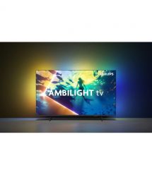 Philips TV 55" LED 4K 60Hz Smart Titan OS Black Ambilight