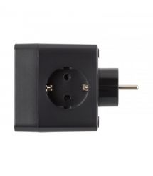 2E Мережевий адаптер 2E 4XSchuko, 3*USB-A, 1*USB-C, black