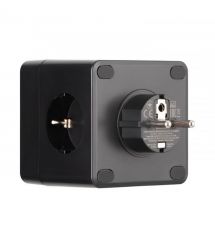 2E Мережевий адаптер 2E 4XSchuko, 3*USB-A, 1*USB-C, black