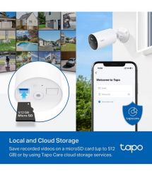 TP-Link IP-КамераTapo C410 3MP N300 microSD motion detection. внешняя/внутр