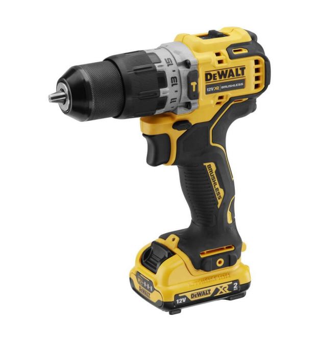 DeWALT Дриль-шурупокрут ударний DeWalt XR Li-Ion 12В акб 2х2А·год 57.5Нм 425-1500об/хв патрон 10мм кейс 0.96кг