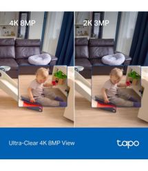 TP-Link IP-Камера Tapo C260 8MP N300 microSD motion detection.