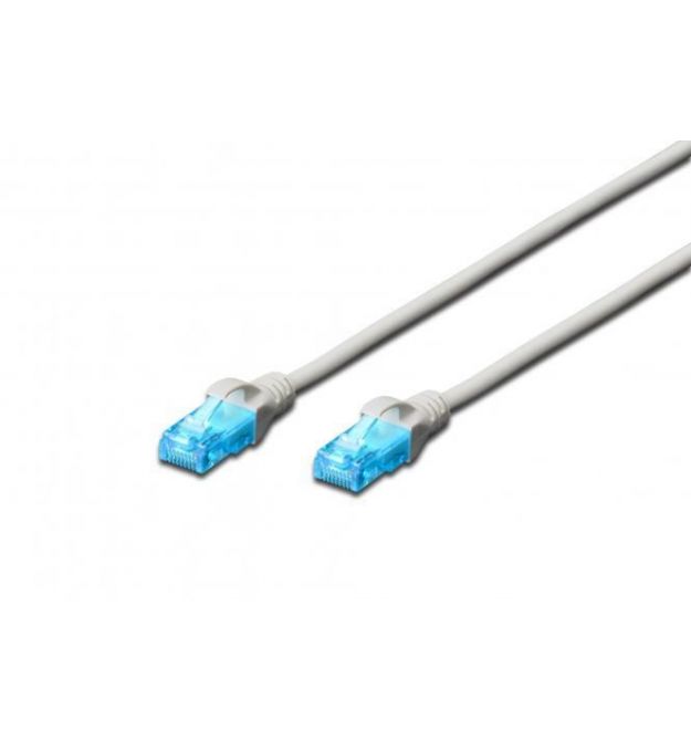2E Патч-корд 2E CAT 5e, UTP, 0.50м, 26AWG, RJ45, 7/0.16, Cu, LSZH, сірий