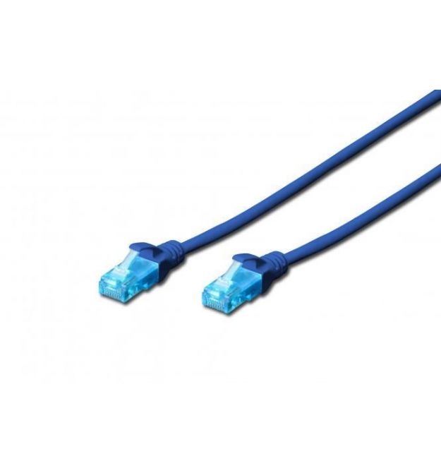 2E Патч-корд 2E CAT 5e, UTP, 3м, 26AWG, RJ45, 7/0.16, Cu, LSZH, синій