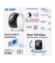 TP-Link IP-Камера Tapo C232 5MP N300 microSD motion detection. AI