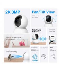 TP-Link IP-Камера Tapo C210P2 3MP N300 microSD motion detection