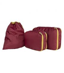 Tucano Набір чохлів для пакування одягу, Tucano Piego Travel 2+1, нейлон, бордо