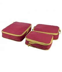 Tucano Набір чохлів для пакування одягу, Tucano Pigio Travel 3 в 1, нейлон, бордо