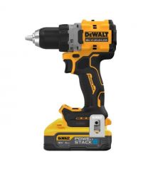 DeWALT Шурупокрут-дриль акумуляторний DeWALT XR Li-Ion PowerStack 18В 2х5А·год 90Нм 0-650·0-2000об/хв кейс ЗП 1.28кг