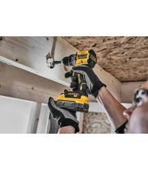 DeWALT Шурупокрут-дриль акумуляторний DeWALT XR Li-Ion PowerStack 18В 2х5А·год 90Нм 0-650·0-2000об/хв кейс ЗП 1.28кг