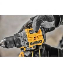 DeWALT Шурупокрут-дриль акумуляторний DeWALT XR Li-Ion PowerStack 18В 2х5А·год 90Нм 0-650·0-2000об/хв кейс ЗП 1.28кг
