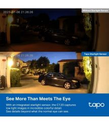 TP-Link IP-Камера TP-LINK Tapo C120 2K N300 microSD motion detection