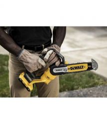 DeWALT Пила ланцюгова акумуляторна DeWalt 18В XR Li-lon акб 1х5А·год 15см 8.6м/с шина 20см ЗП 2.1кг