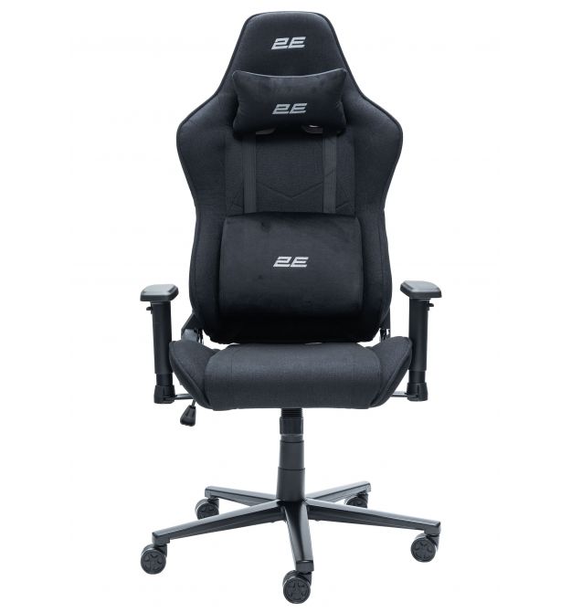 2E Gaming Крісло 2E GAMING BUSHIDO Lite, тканина, 2D-Armrests, чорний
