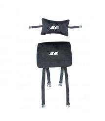 2E Gaming Крісло 2E GAMING BUSHIDO Lite, тканина, 2D-Armrests, чорний