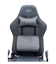 2E Gaming Крісло 2E GAMING BUSHIDO Lite, тканина, 2D-Armrests, сірий темний